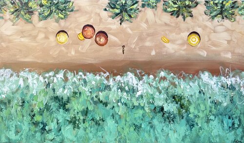 Spring on the Island von Natalia Nosek (NATXA), Malerei kaufen auf Singulart