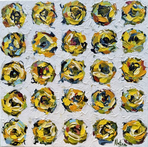 Moments of Bloom - 5 by Natalia Nosek (NATXA), Painting for Sale on Singulart