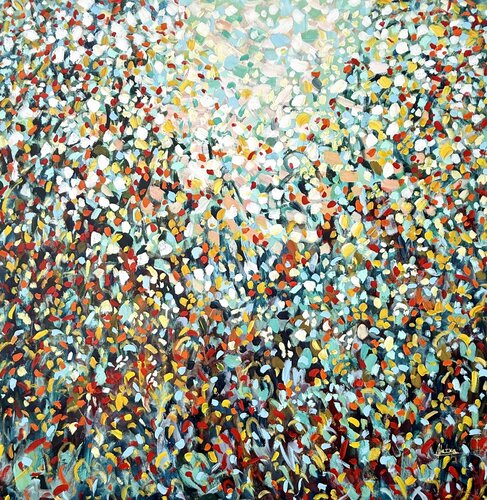 Garden in Bloom van Natalia Nosek (NATXA), Schilderij te koop op Singulart