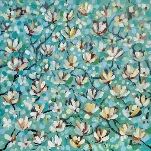 Magnolia by Natalia Nosek (NATXA), Painting for Sale on Singulart