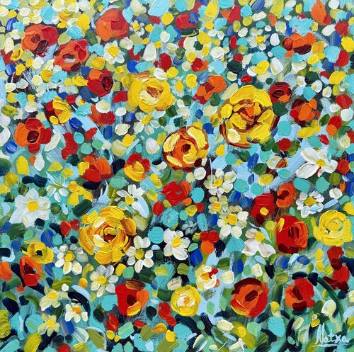 Vienna's Garden by Natalia Nosek (NATXA), Painting for Sale on Singulart