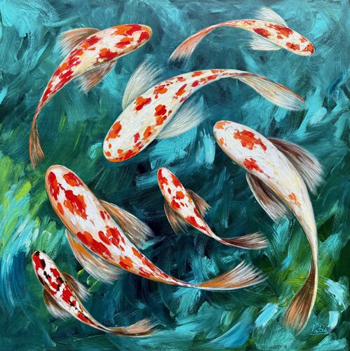 Ikigai Waters von Natalia Nosek (NATXA), Malerei kaufen auf Singulart