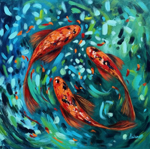 Trinity di Natalia Nosek (NATXA), Pittura in vendita su Singulart
