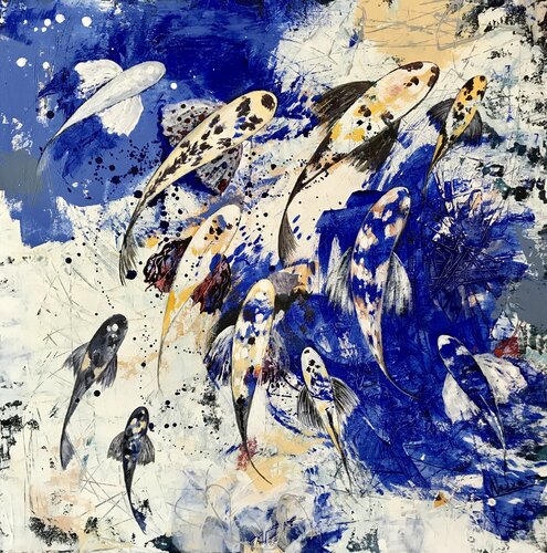 Striving par Natalia Nosek (NATXA), Peinture en vente sur Singulart