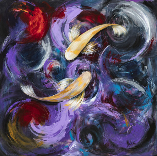 Circle par Natalia Nosek (NATXA), Peinture en vente sur Singulart