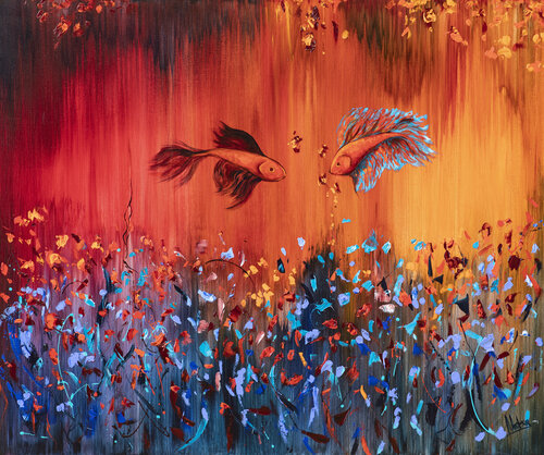 Deep Water par Natalia Nosek (NATXA), Peinture en vente sur Singulart