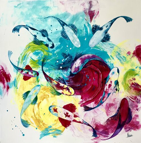 Tropical Mood par Natalia Nosek (NATXA), Peinture en vente sur Singulart