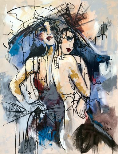 Moulin Rouge par Natalia Nosek (NATXA), Peinture en vente sur Singulart