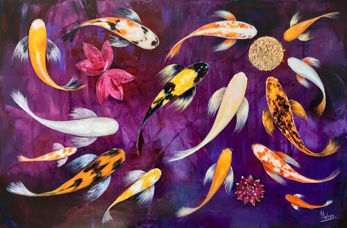 Lotus van Natalia Nosek (NATXA), Schilderij te koop op Singulart