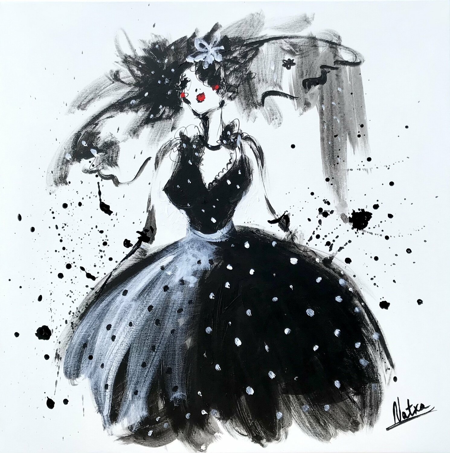 Mademoiselle Natalia Nosek (NATXA) Dipinto originale in vendita