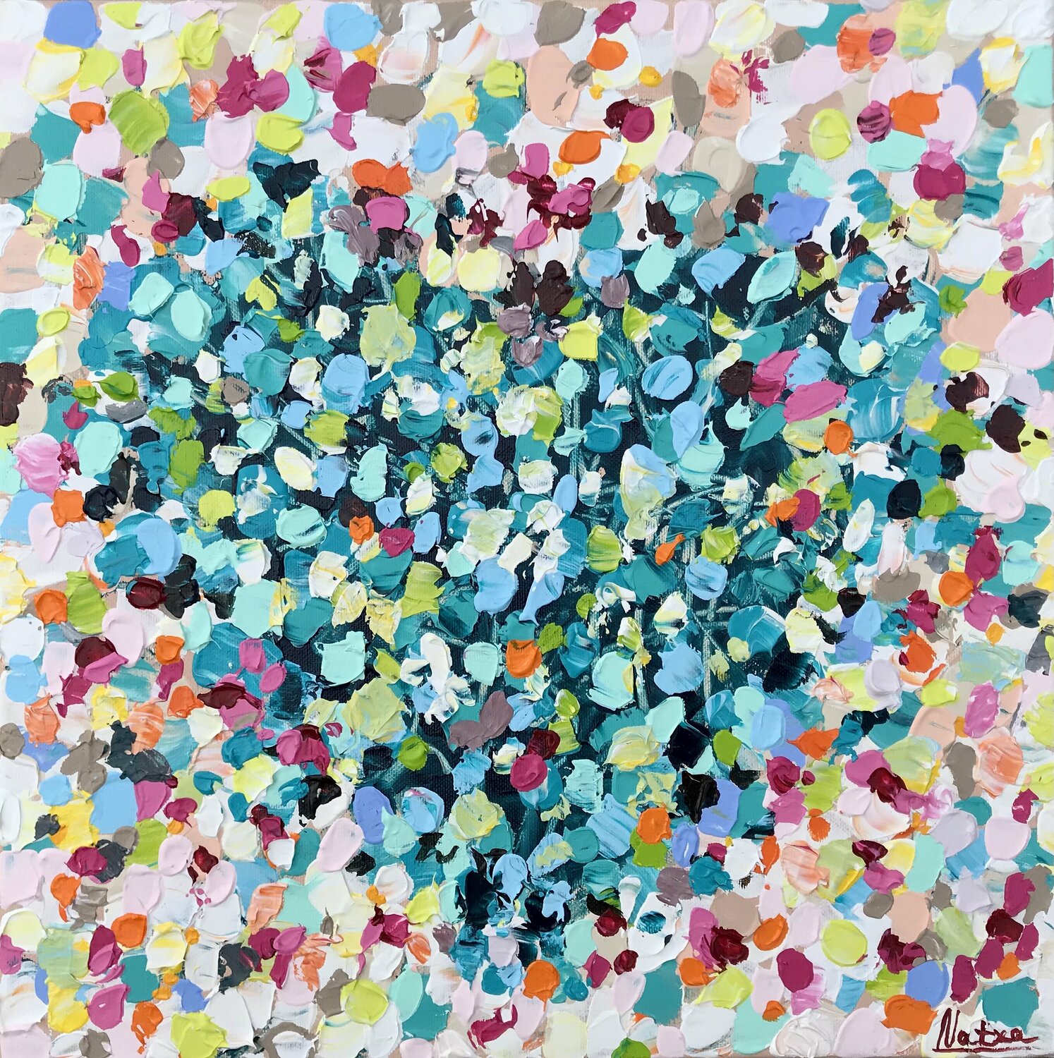 Confession of Love, 2 Natalia Nosek (NATXA) Originalgemälde zu verkaufen