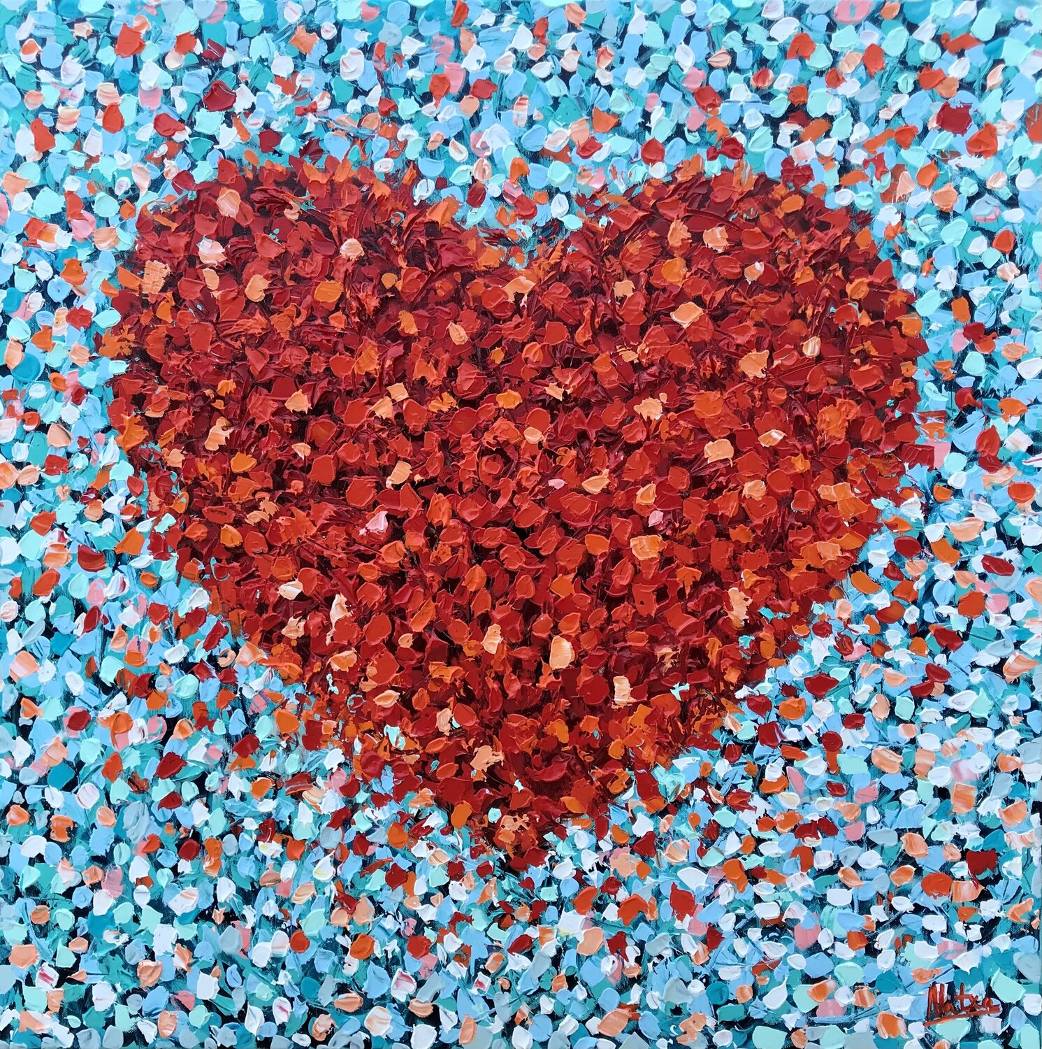 Love is in the air Natalia Nosek (NATXA) Dipinto originale in vendita