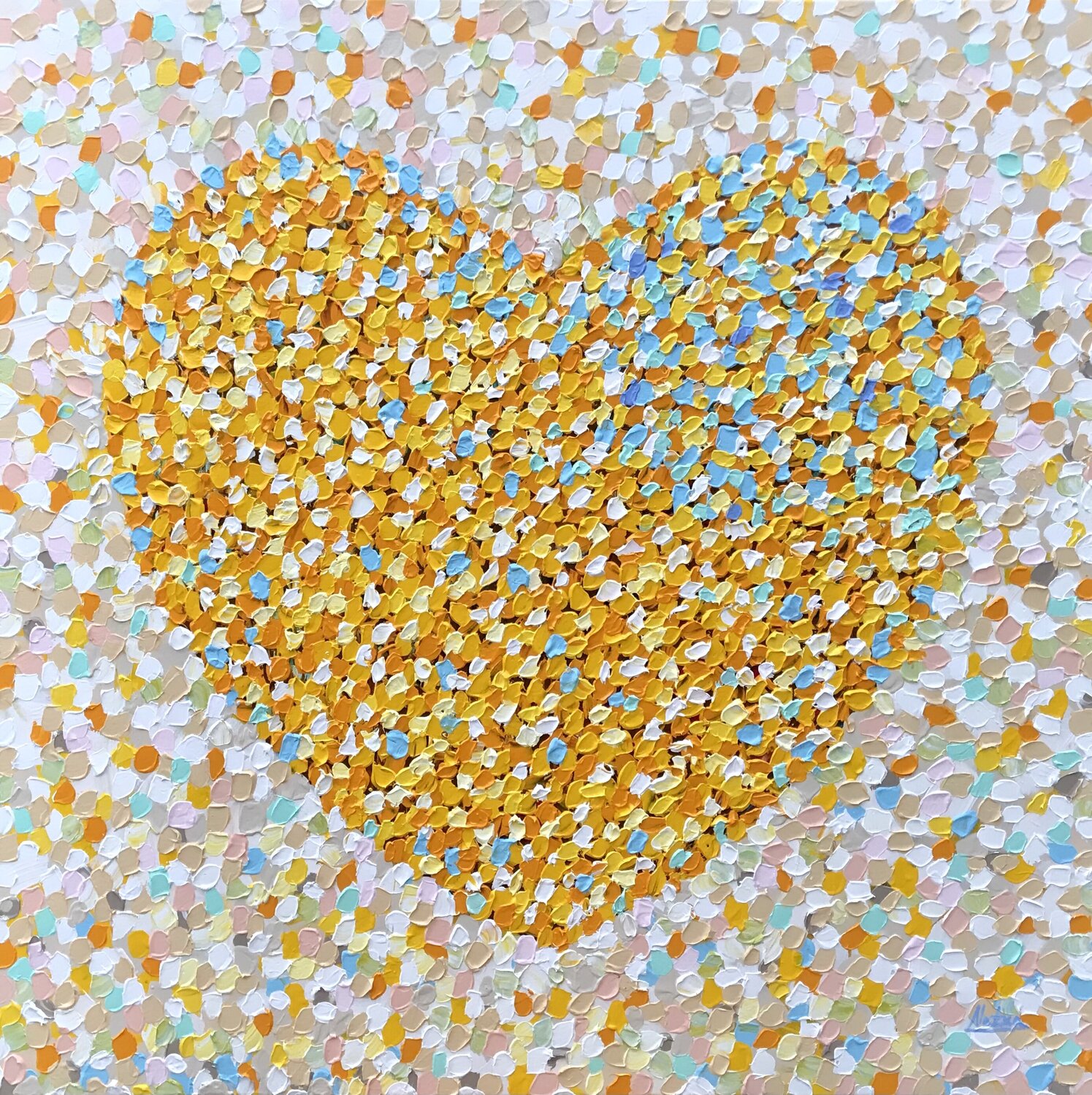 Heart of Joy Natalia Nosek (NATXA) Originalgemälde zu verkaufen