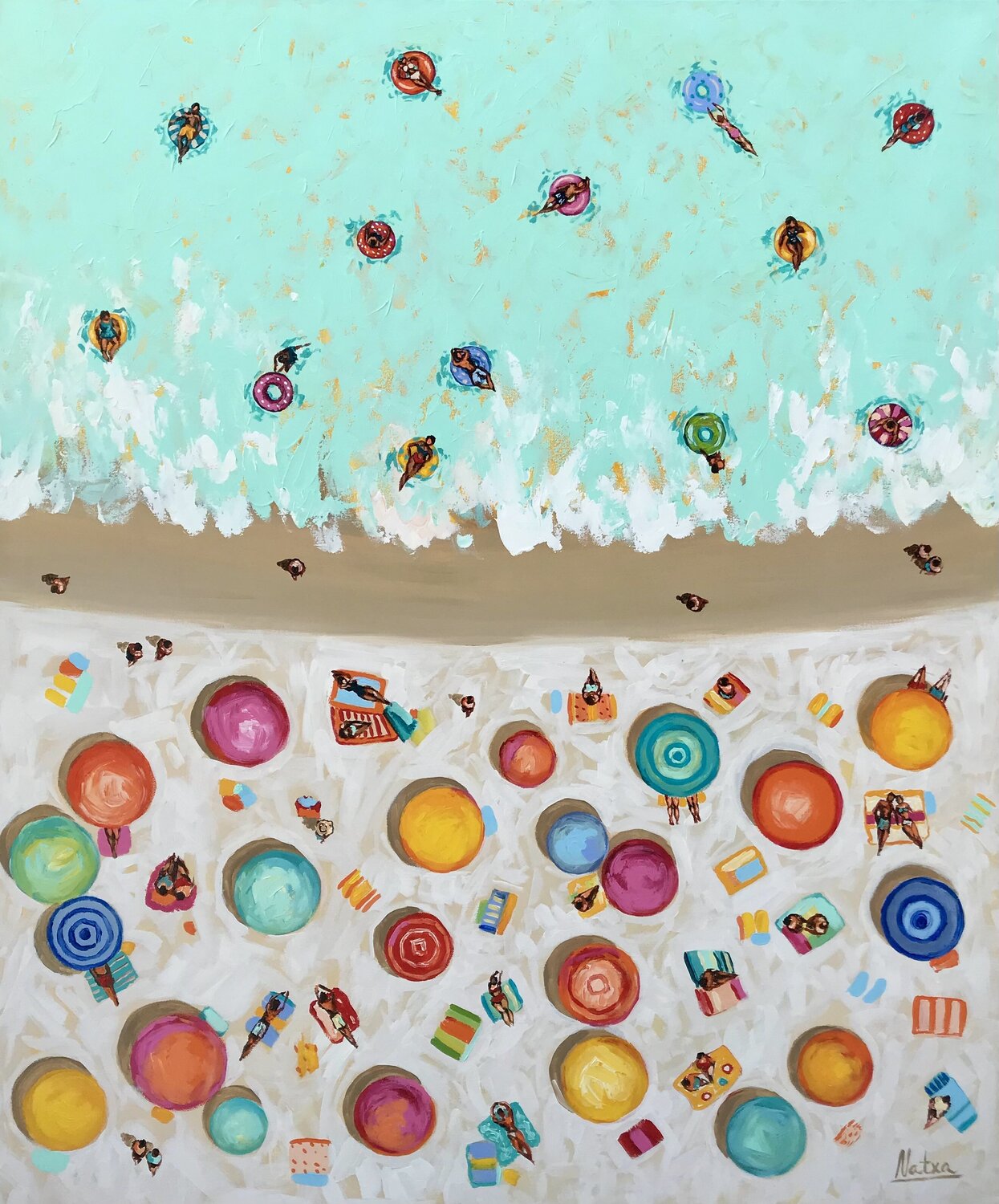What a Wonderful World Natalia Nosek (NATXA) Originalgemälde zu verkaufen