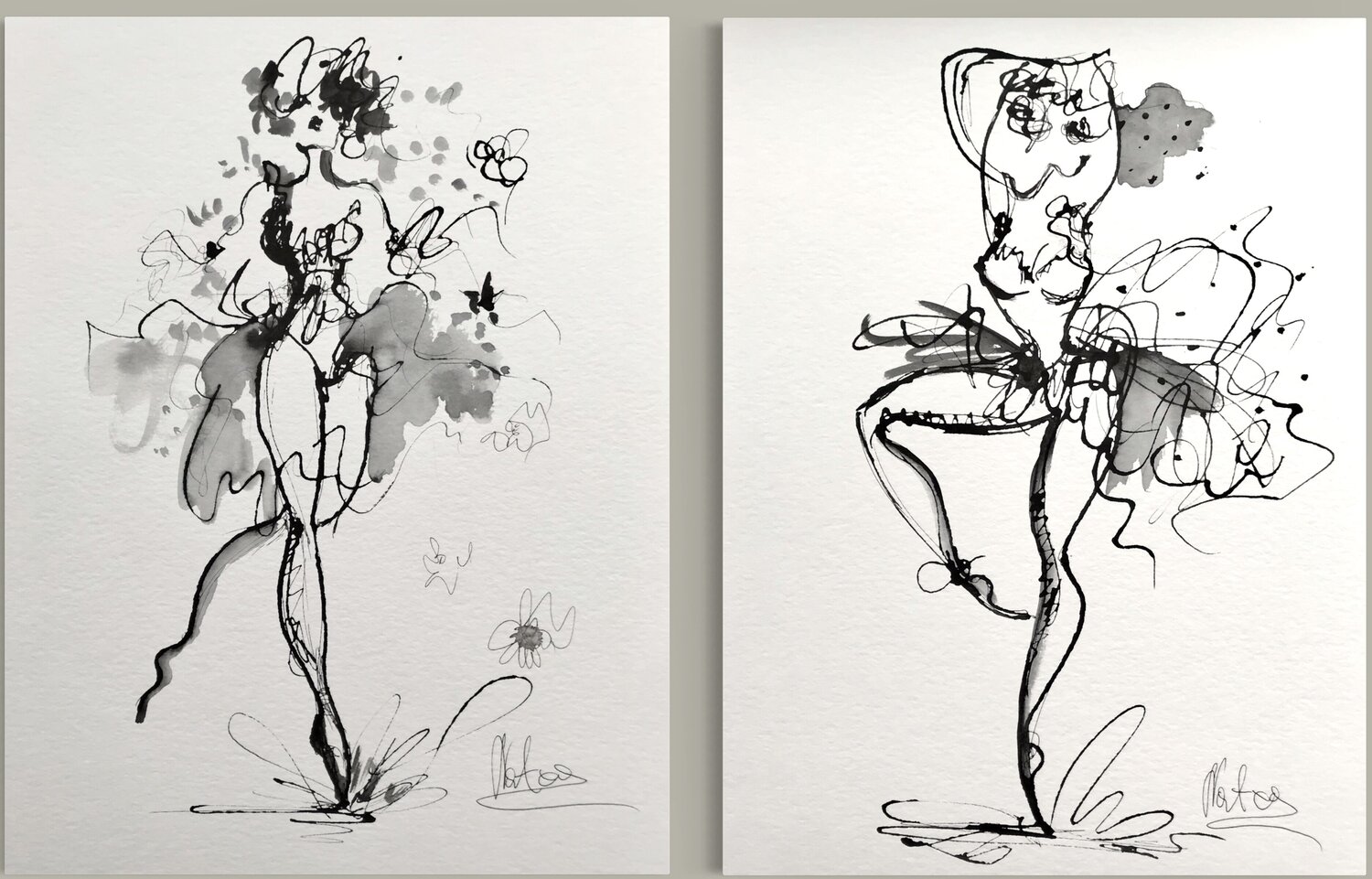Dancer (Diptych) Natalia Nosek (NATXA)