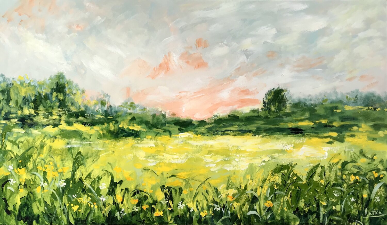 Dandelion Meadow in Springtime Natalia Nosek (NATXA)