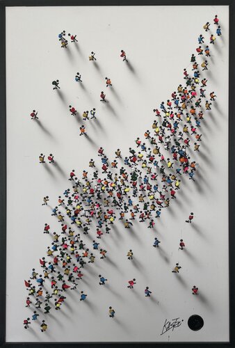 Kriatures Coffee #5002 by KASTRO, Painting for Sale on Singulart