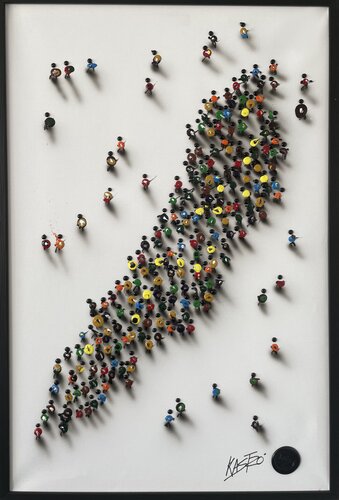 Kriatures Coffee #5016 van KASTRO, Schilderij te koop op Singulart