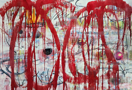 Conflicting Lines #6 by Tadas Zaicikas, 회화 for Sale on Singulart