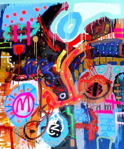 RAVE #11 van Tadas Zaicikas, Schilderij te koop op Singulart