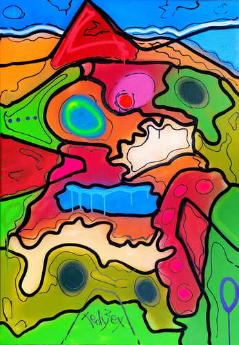 LINES #115 di Tadas Zaicikas, Pittura in vendita su Singulart