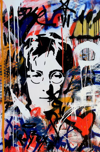 John Lennon #1 di Tadas Zaicikas, Pittura in vendita su Singulart