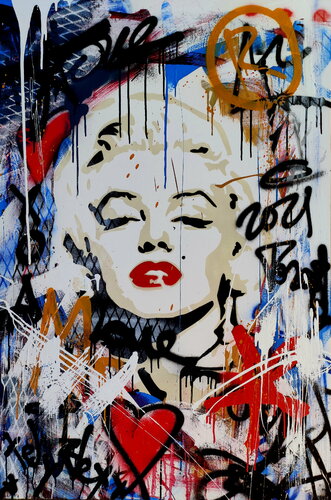 Marilyn Monroe #1 de Tadas Zaicikas, Pintura a la venta en Singulart