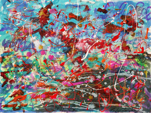 Burst of Summer _ page 6 van Tadas Zaicikas, Schilderij te koop op Singulart