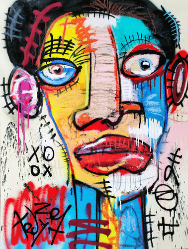 Expression_ Face #2 de Tadas Zaicikas, Pintura a la venta en Singulart