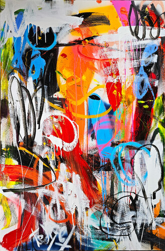 Eruption of Colors di Tadas Zaicikas, Pittura in vendita su Singulart