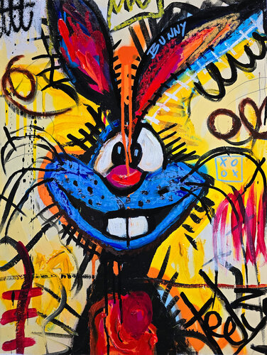 Regal Bunny di Tadas Zaicikas, Pittura in vendita su Singulart
