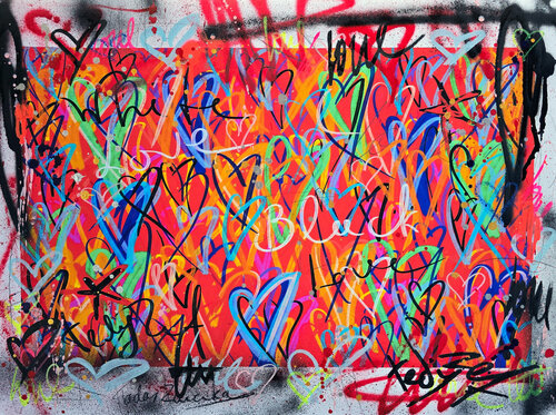 Love wall #G3A by Tadas Zaicikas, Work on Paper for Sale on Singulart