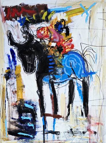 Floral Gallop di Tadas Zaicikas, Pittura in vendita su Singulart
