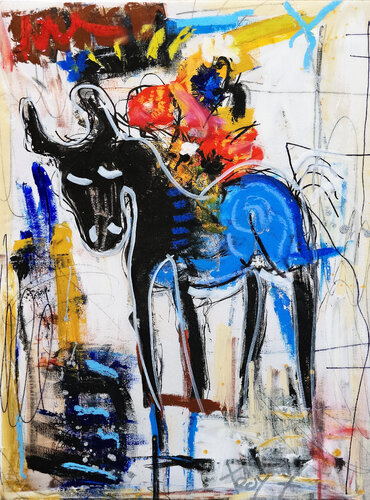 Floral Gallop by Tadas Zaicikas, Painting for Sale on Singulart