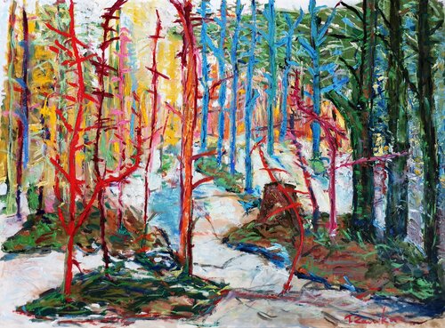 Forest #2 by Tadas Zaicikas, 종이 for Sale on Singulart