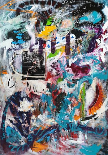 Looking at the colors #N par Tadas Zaicikas, Peinture en vente sur Singulart