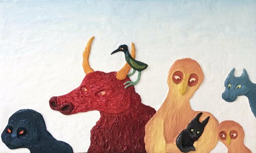 Stand by me di Hugo Castilho, Pittura in vendita su Singulart