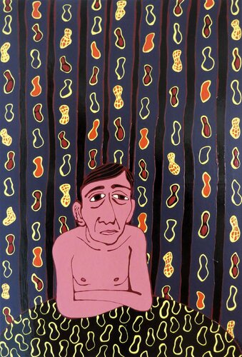 At the table VIII - Peanuts van Hugo Castilho, Schilderij te koop op Singulart