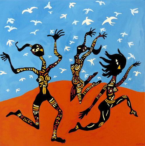 The dance von Hugo Castilho, Malerei kaufen auf Singulart