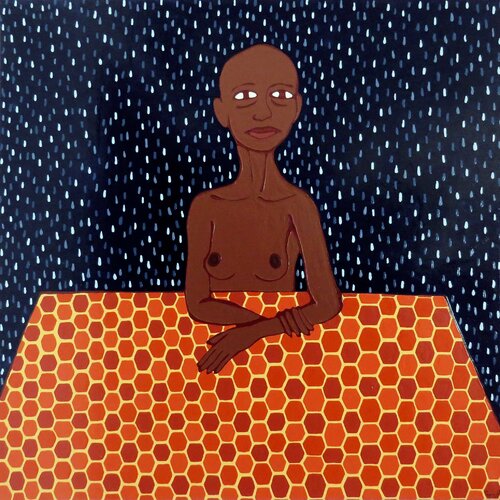 At the table II - Honey di Hugo Castilho, Pittura in vendita su Singulart