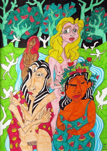 nº6 van Hugo Castilho, Tekening te koop op Singulart