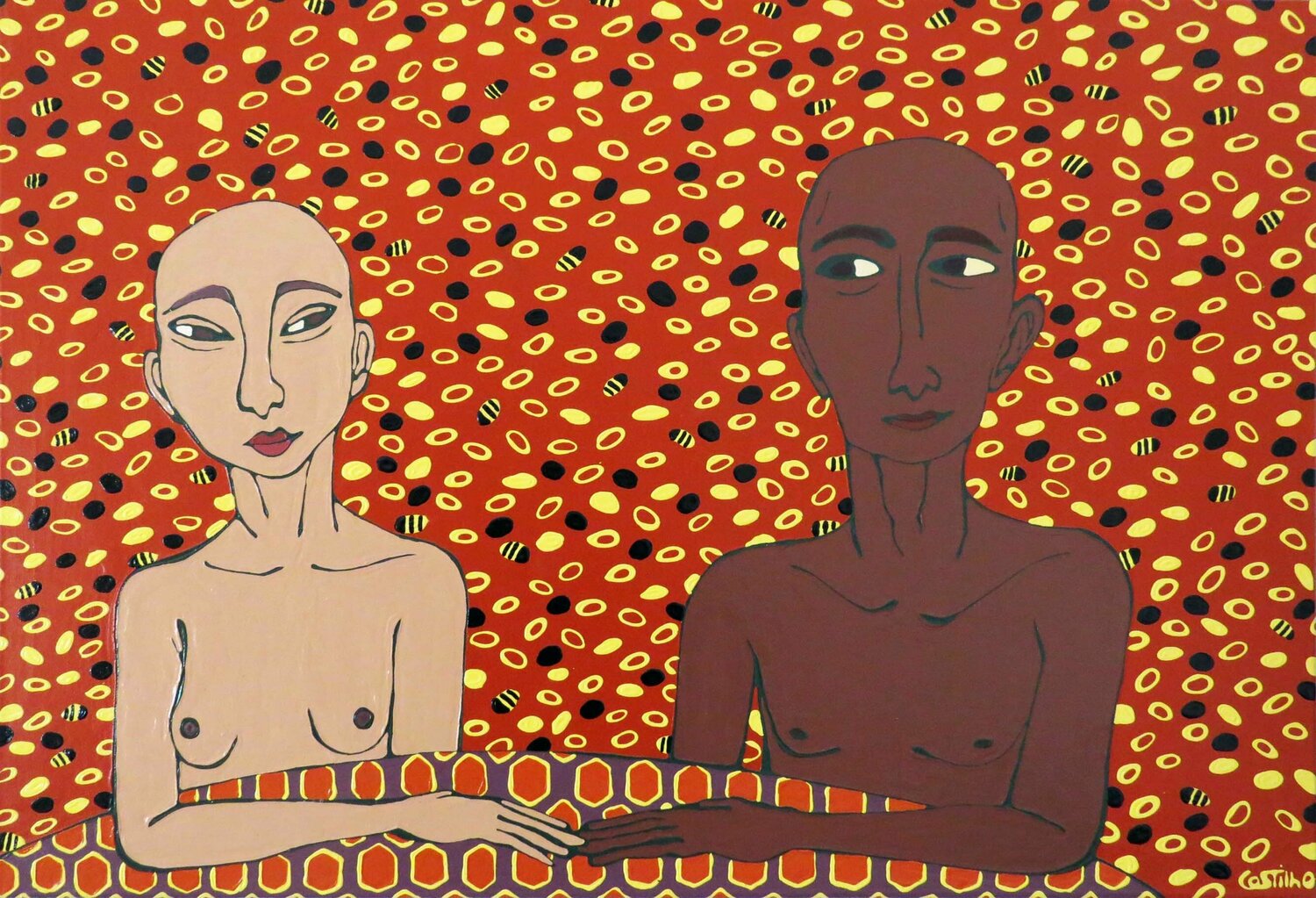 At the table XII - Couple Hugo Castilho