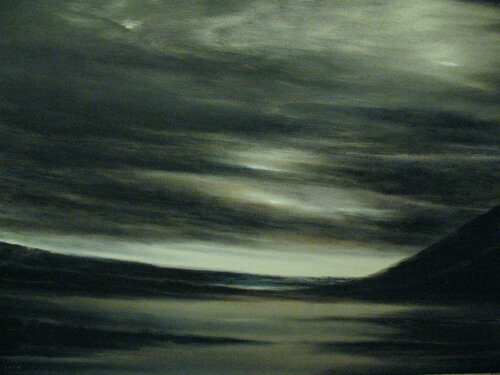 LIGHTS IN THE POLAR CIRCLE di Cecilia Flaten, Pittura in vendita su Singulart