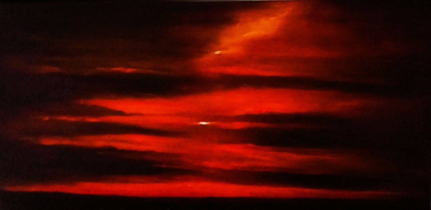 CALIDO SOL DE MEDIANOCHE Cecilia Flaten Pintura original en venta