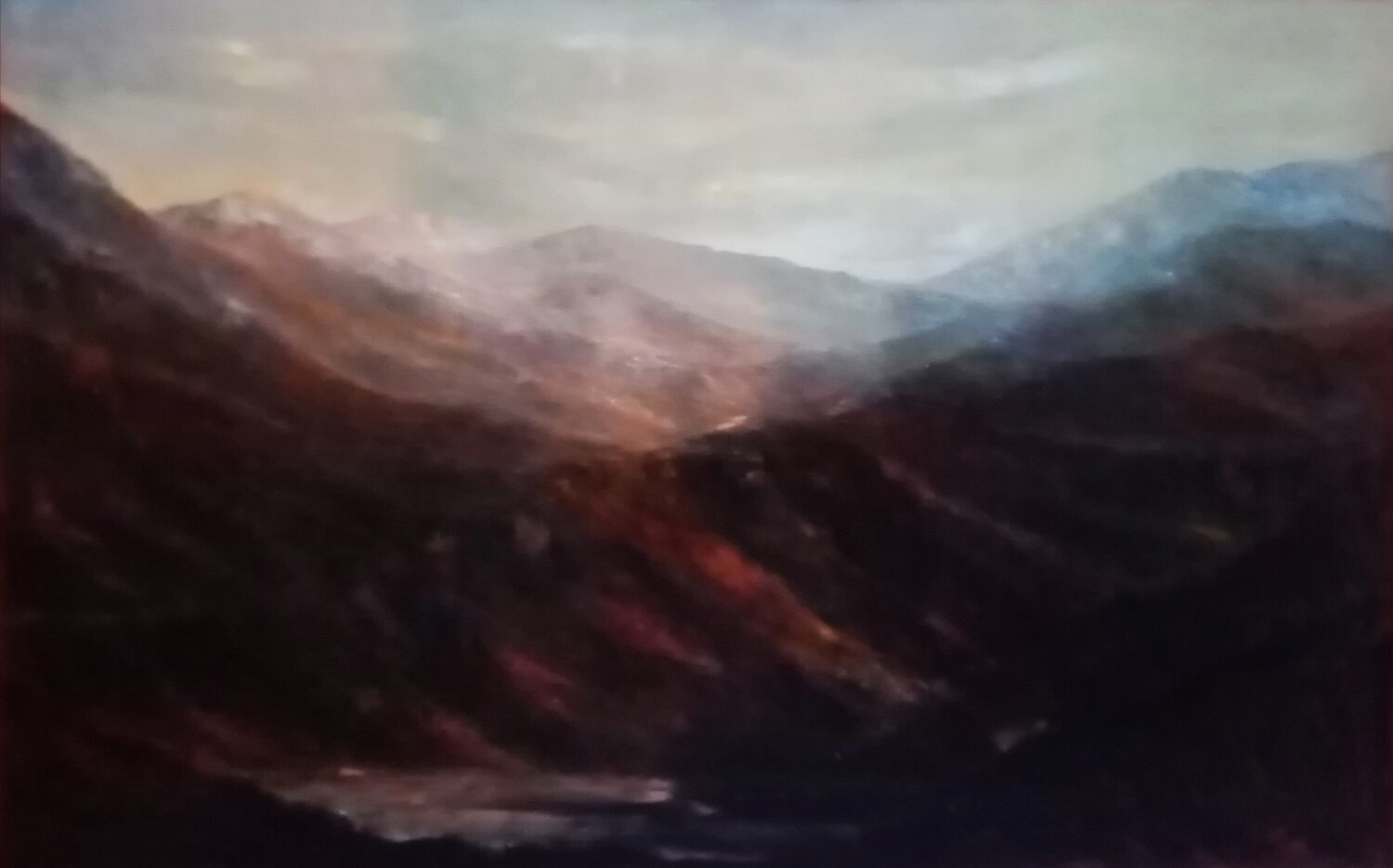 THE WORD OF THE MOUNTAINS Cecilia Flaten Originalgemälde zu verkaufen