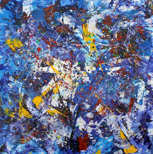 Abstract Woman of Colors Emotions von Juan José Garay, Malerei kaufen auf Singulart