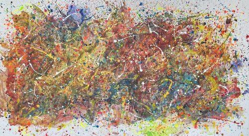 Utopia  tribute to Sam Francis de Juan José Garay, Pintura a la venta en Singulart