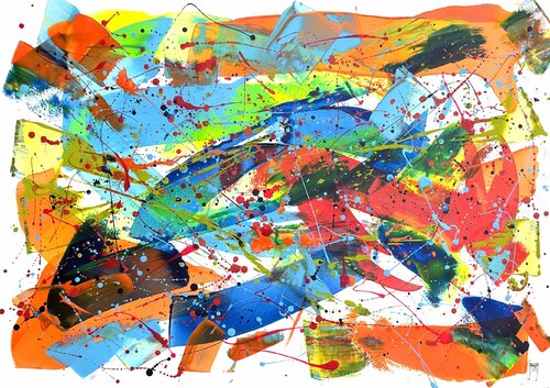Colours  Dreams di Juan José Garay, Opera su carta in vendita su Singulart
