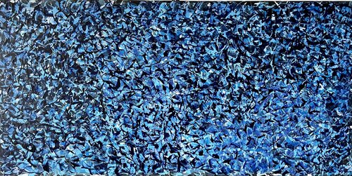 Ultramarine Blue Abstract von Juan José Garay, Malerei kaufen auf Singulart