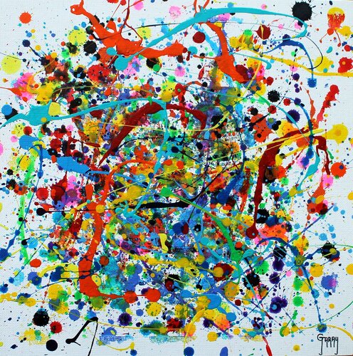 Abstract Pollock 07 di Juan José Garay, Pittura in vendita su Singulart